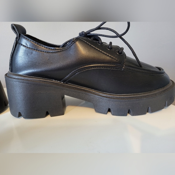 Chunky Goth Oxfords, BNWT, Size 38 - Picture 5 of 10